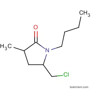 Molecular Structure of 647027-83-6 (2-Pyrrolidinone, 1-butyl-5-(chloromethyl)-3-methyl-)