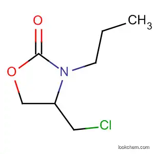 Molecular Structure of 647027-86-9 (2-Oxazolidinone, 4-(chloromethyl)-3-propyl-)