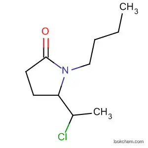 Molecular Structure of 647027-89-2 (2-Pyrrolidinone, 1-butyl-5-(1-chloroethyl)-)
