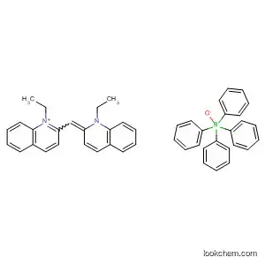 Molecular Structure of 647028-02-2 (Quinolinium, 1-ethyl-2-[(1-ethyl-2(1H)-quinolinylidene)methyl]-,
tetraphenylborate(1-))