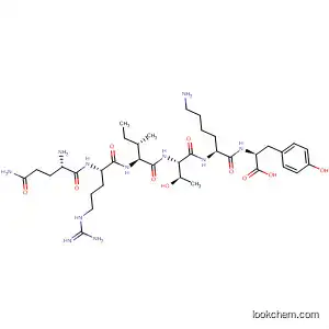Molecular Structure of 647029-54-7 (L-Tyrosine, L-glutaminyl-L-arginyl-L-isoleucyl-L-threonyl-L-lysyl-)