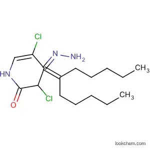 Molecular Structure of 647029-61-6 (2(1H)-Pyridinone, 3,5-dichloro-, (1-pentylhexylidene)hydrazone)