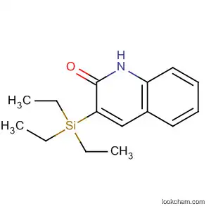Molecular Structure of 647836-40-6 (2(1H)-Quinolinone, 3-(triethylsilyl)-)