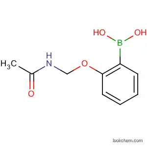 Molecular Structure of 647843-06-9 (Boronic acid, [(acetylamino)methoxyphenyl]-)