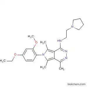 Molecular Structure of 647848-27-9 (6H-Pyrrolo[3,4-d]pyridazin-1-amine,
6-(4-ethoxy-2-methoxyphenyl)-4,5,7-trimethyl-N-[2-(1-pyrrolidinyl)ethyl]-)
