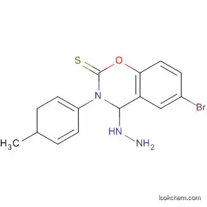 Molecular Structure of 647849-45-4 (2H-1,3-Benzoxazine-2-thione,
6-bromo-4-hydrazino-3,4-dihydro-3-(4-methylphenyl)-)