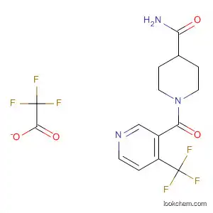 Molecular Structure of 648421-73-2 (4-Piperidinecarboxamide, 1-[[4-(trifluoromethyl)-3-pyridinyl]carbonyl]-,
mono(trifluoroacetate))