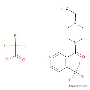 Molecular Structure of 648421-76-5 (Piperazine, 1-ethyl-4-[[4-(trifluoromethyl)-3-pyridinyl]carbonyl]-,
trifluoroacetate)