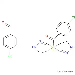 Molecular Structure of 648891-59-2 (Methanone,
[thiobis(4,5-dihydro-1H-pyrazole-4,3-diyl)]bis[(4-chlorophenyl)-)