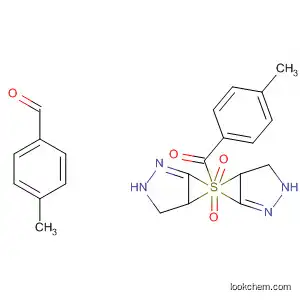 Molecular Structure of 648891-61-6 (Methanone,
[sulfonylbis(4,5-dihydro-1H-pyrazole-4,3-diyl)]bis[(4-methylphenyl)-)