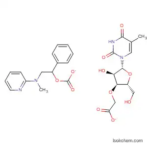 Molecular Structure of 648900-11-2 (Thymidine, 3'-acetate 5'-[2-(methyl-2-pyridinylamino)-1-phenylethyl
carbonate])