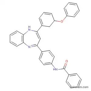 Molecular Structure of 648900-28-1 (Benzamide,
N-[4-[2,3-dihydro-2-(3-phenoxyphenyl)-1H-1,5-benzodiazepin-4-yl]phen
yl]-)