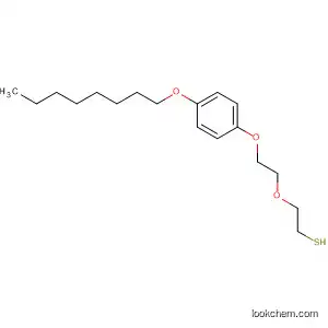 Molecular Structure of 649739-42-4 (Ethanethiol, 2-[2-[4-(octyloxy)phenoxy]ethoxy]-)