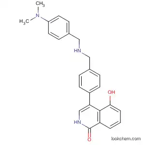 Molecular Structure of 651029-68-4 (1(2H)-Isoquinolinone,
4-[4-[[[[4-(dimethylamino)phenyl]methyl]amino]methyl]phenyl]-5-hydroxy-)