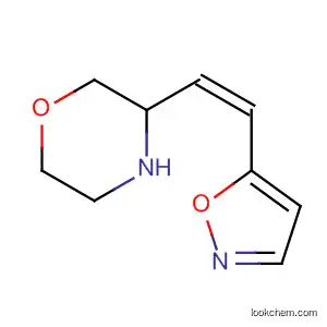 Molecular Structure of 651314-41-9 (Morpholine, 3-[(1Z)-2-(5-isoxazolyl)ethenyl]-)