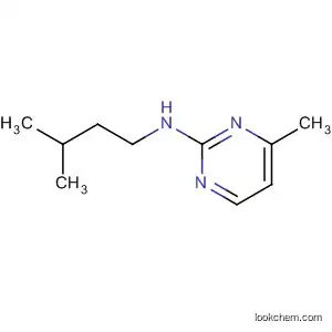 Molecular Structure of 651718-74-0 (2-Pyrimidinamine, 4-methyl-N-(3-methylbutyl)-)