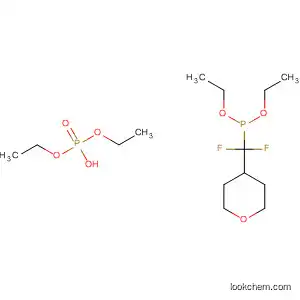 Molecular Structure of 651718-83-1 (Phosphoric acid,
(3R)-3-[(diethoxyphosphinyl)difluoromethyl]-5-hydroxypentyl diethyl
ester)