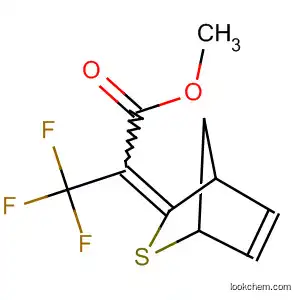 Molecular Structure of 651719-54-9 (Propanoic acid,
3,3,3-trifluoro-2-(2-thiabicyclo[2.2.1]hept-5-en-3-ylidene)-, methyl ester)