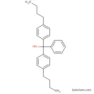 Molecular Structure of 651719-59-4 (Benzenemethanol, 4-butyl-a-(4-butylphenyl)-a-phenyl-)