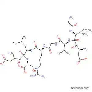 Molecular Structure of 651772-51-9 (L-Serine,
glycyl-L-a-aspartyl-L-isoleucyl-L-valylglycyl-L-arginyl-L-a-aspartyl-L-leucyl-)