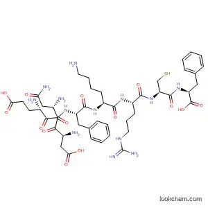 Molecular Structure of 651779-27-0 (L-Phenylalanine,
L-a-aspartyl-L-a-glutamyl-L-asparaginyl-L-phenylalanyl-L-lysyl-L-arginyl-L-
cysteinyl-)