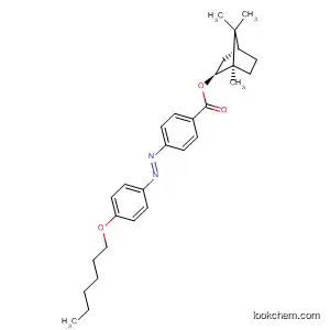 Molecular Structure of 652539-52-1 (Benzoic acid, 4-[(1E)-[4-(hexyloxy)phenyl]azo]-,
(1R,2S,4R)-1,7,7-trimethylbicyclo[2.2.1]hept-2-yl ester)