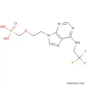 Molecular Structure of 653584-24-8 (Phosphonic acid,
[[2-[6-[(2,2,2-trifluoroethyl)amino]-9H-purin-9-yl]ethoxy]methyl]-)