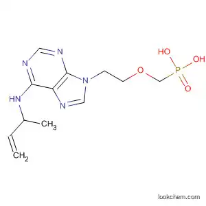 Molecular Structure of 653584-28-2 (Phosphonic acid,
[[2-[6-[(1-methyl-2-propenyl)amino]-9H-purin-9-yl]ethoxy]methyl]-)