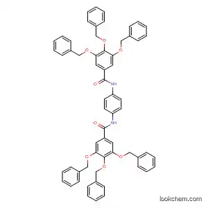 Molecular Structure of 653584-66-8 (Benzamide, N,N'-1,4-phenylenebis[3,4,5-tris(phenylmethoxy)-)