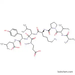 Molecular Structure of 654652-64-9 (L-Leucine, L-alanyl-L-valyl-L-prolyl-L-lysyl-L-a-glutamyl-L-leucyl-L-tyrosyl-)