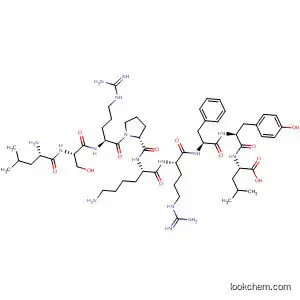 Molecular Structure of 654652-79-6 (L-Leucine,
L-leucyl-L-seryl-L-arginyl-L-prolyl-L-lysyl-L-arginyl-L-phenylalanyl-L-tyrosyl-)