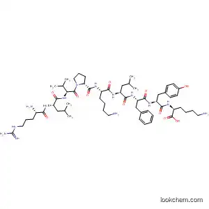 Molecular Structure of 654652-97-8 (L-Lysine,
L-arginyl-L-leucyl-L-valyl-L-prolyl-L-lysyl-L-leucyl-L-phenylalanyl-L-tyrosyl-)