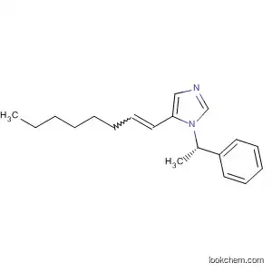 Molecular Structure of 654653-16-4 (1H-Imidazole, 5-(1-octenyl)-1-[(1S)-1-phenylethyl]-)
