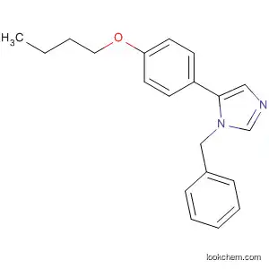 Molecular Structure of 654653-18-6 (1H-Imidazole, 5-(4-butoxyphenyl)-1-(phenylmethyl)-)