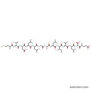Molecular Structure of 654663-57-7 (Glycine,
L-methionyl-L-threonyl-L-asparaginyl-L-leucyl-L-leucylglycyl-L-alanyl-L-leuc
yl-L-isoleucyl-L-valyl-L-leucyl-L-a-glutamyl-)