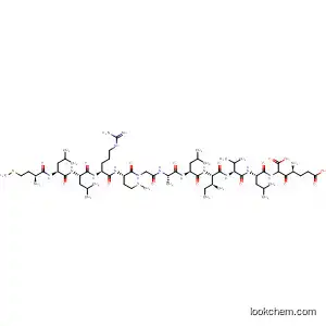 Molecular Structure of 654663-58-8 (Glycine,
L-methionyl-L-leucyl-L-leucyl-L-arginyl-L-methionylglycyl-L-alanyl-L-leucyl-L-
isoleucyl-L-valyl-L-leucyl-L-a-glutamyl-)