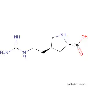 Molecular Structure of 654666-00-9 (L-Proline, 4-[2-[(aminoiminomethyl)amino]ethyl]-, (4R)-)