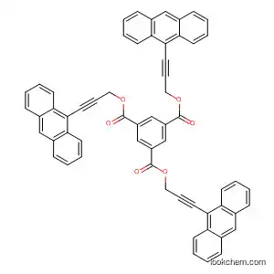 Molecular Structure of 654666-57-6 (1,3,5-Benzenetricarboxylic acid, tris[3-(9-anthracenyl)-2-propynyl] ester)