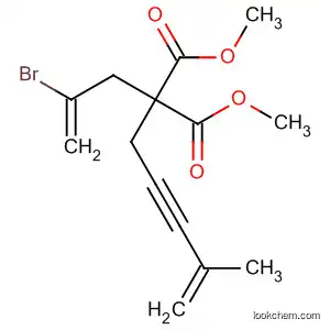 Molecular Structure of 654667-46-6 (Propanedioic acid, (2-bromo-2-propenyl)(4-methyl-4-penten-2-ynyl)-,
dimethyl ester)