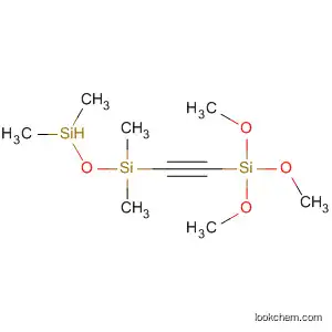 Molecular Structure of 656247-27-7 (Disiloxane, 1,1,3,3-tetramethyl-1-[(trimethoxysilyl)ethynyl]-)