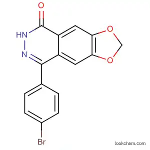 Molecular Structure of 656834-04-7 (1,3-Dioxolo[4,5-g]phthalazin-5(6H)-one, 8-(4-bromophenyl)-)