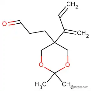 Molecular Structure of 656835-17-5 (1,3-Dioxane-5-propanal, 2,2-dimethyl-5-(1-methylene-2-propenyl)-)
