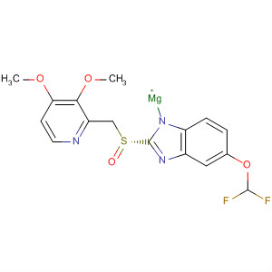 [(R)-[(3,4-dimethoxy-2-pyridinyl)methyl]sulfinyl]-,magnesium salt  左旋泮托拉唑镁