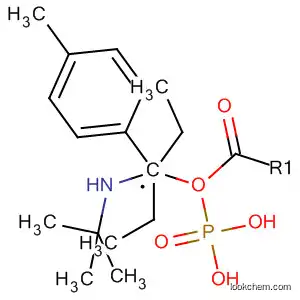 Molecular Structure of 660840-58-4 (Phosphonic acid, [[(1,1-dimethylethyl)amino](4-methylphenyl)methyl]-,
diethyl ester)