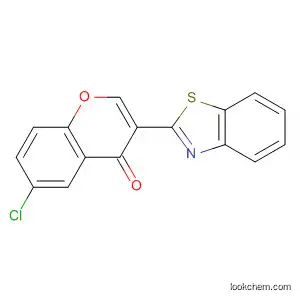 Molecular Structure of 660852-10-8 (4H-1-Benzopyran-4-one, 3-(2-benzothiazolyl)-6-chloro-)