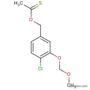 Molecular Structure of 672931-87-2 (Ethanethioic acid, S-[[4-chloro-3-(methoxymethoxy)phenyl]methyl] ester)