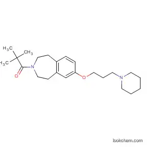 Molecular Structure of 684250-39-3 (1H-3-Benzazepine,
3-(2,2-dimethyl-1-oxopropyl)-2,3,4,5-tetrahydro-7-[3-(1-piperidinyl)prop
oxy]-)