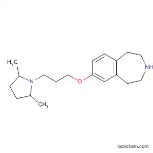 Molecular Structure of 684250-48-4 (1H-3-Benzazepine,
7-[3-(2,5-dimethyl-1-pyrrolidinyl)propoxy]-2,3,4,5-tetrahydro-)
