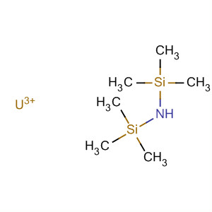 Molecular Structure of 69927-52-2 (Silanamine, 1,1,1-trimethyl-N-(trimethylsilyl)-, uranium(3+) salt)