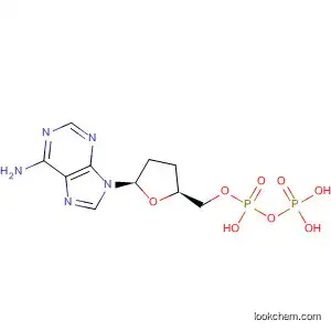 Molecular Structure of 70764-36-2 (Adenosine 5'-(trihydrogen diphosphate), 2',3'-dideoxy-)